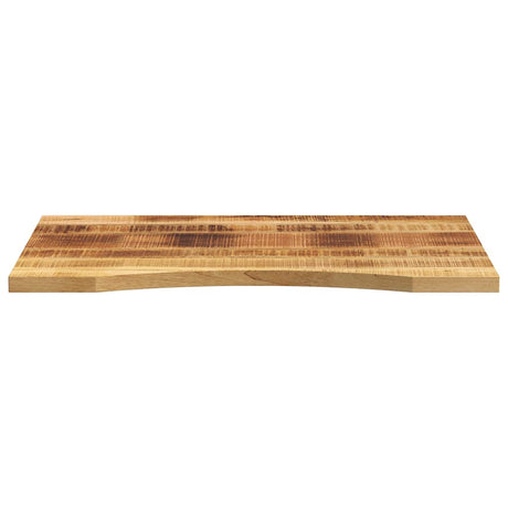 Vidaxl bureaublad met ronding 90x50x2,5 cm massief ruw mangohout