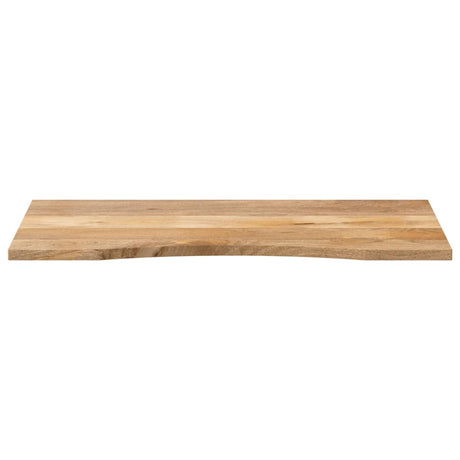 Vidaxl bureaublad met ronding 140x60x2,5 cm massief ruw mangohout