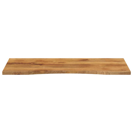 Vidaxl bureaublad met ronding 140x50x2,5 cm massief ruw mangohout