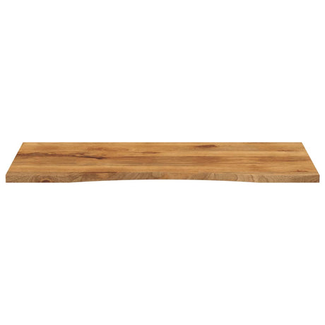 Vidaxl bureaublad met ronding 120x60x2,5 cm massief ruw mangohout