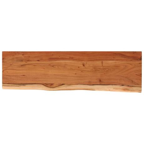 Vidaxl wandschap rechthoekig natuurlijke rand 100x30x2,5 cm acaciahout
