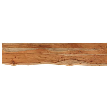Vidaxl tafelblad rechthoekig natuurlijke rand 180x30x2,5 cm acaciahout