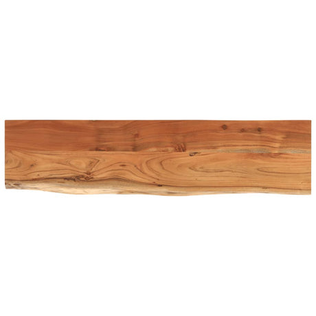 Vidaxl tafelblad rechthoekig natuurlijke rand 160x40x2,5 cm acaciahout