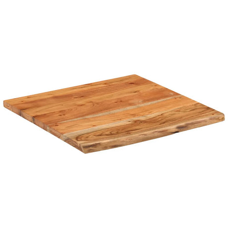 Vidaxl bureaublad vierkant natuurlijke rand 80x80x3,8 cm acaciahout