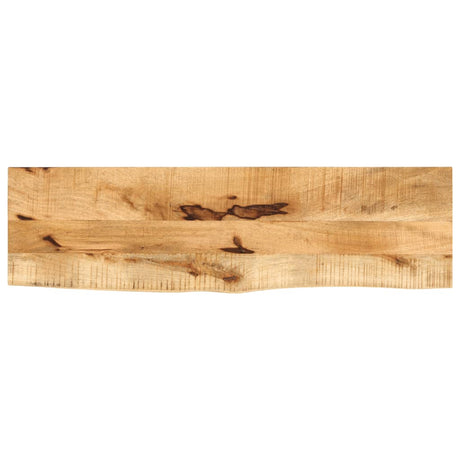 Vidaxl tafelblad met natuurlijke rand 110x30x2,5 cm massief mangohout
