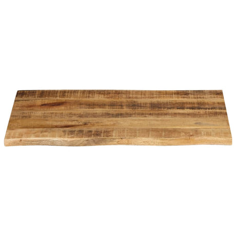 Vidaxl tafelblad met natuurlijke rand 80x60x3,8 cm massief mangohout