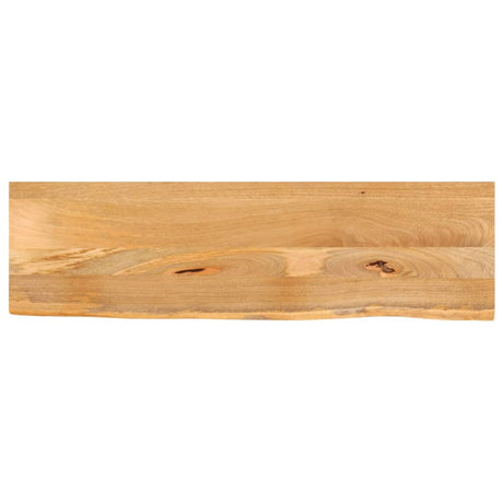 Vidaxl tafelblad met natuurlijke rand 140x20x2,5 cm massief mangohout