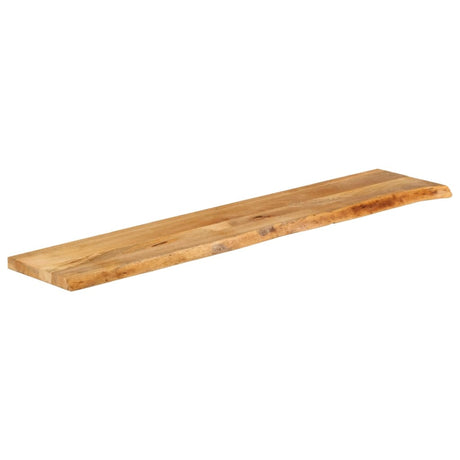 Vidaxl tafelblad met natuurlijke rand 180x40x2,5 cm massief mangohout