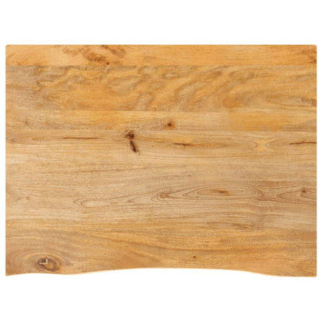 Vidaxl tafelblad met natuurlijke rand 90x60x2,5 cm massief mangohout