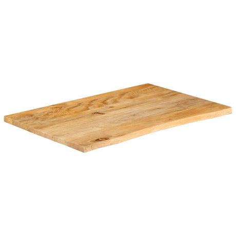 Vidaxl tafelblad met natuurlijke rand 90x60x2,5 cm massief mangohout
