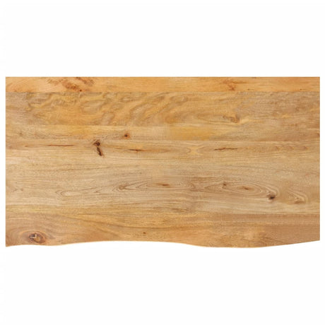 Vidaxl tafelblad met natuurlijke rand 100x60x2,5 cm massief mangohout
