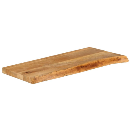 Vidaxl tafelblad met natuurlijke rand 90x20x3,8 cm massief mangohout