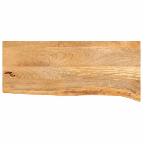 Vidaxl tafelblad met natuurlijke rand 90x30x3,8 cm massief mangohout