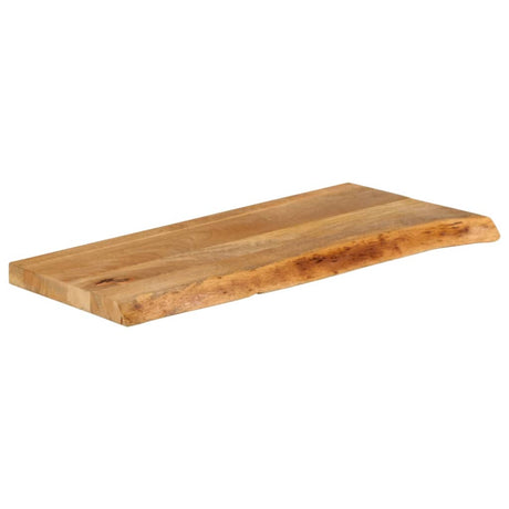 Vidaxl tafelblad met natuurlijke rand 90x30x3,8 cm massief mangohout