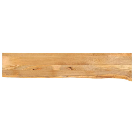 Vidaxl tafelblad met natuurlijke rand 140x30x3,8 cm massief mangohout
