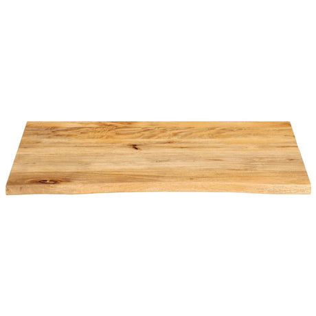 Vidaxl tafelblad met natuurlijke rand 90x60x3,8 cm massief mangohout