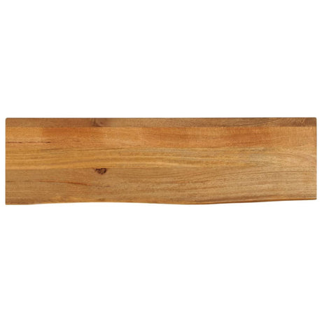 Vidaxl tafelblad met natuurlijke rand 110x40x2,5 cm massief mangohout