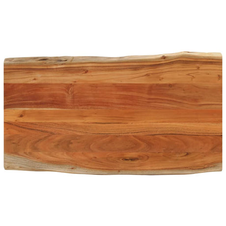 Vidaxl tafelblad rechthoekig natuurlijke rand 100x60x2,5 cm acaciahout