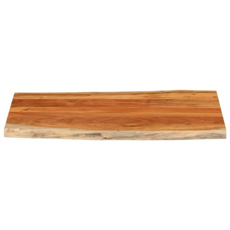 Vidaxl tafelblad rechthoekig natuurlijke rand 100x60x2,5 cm acaciahout