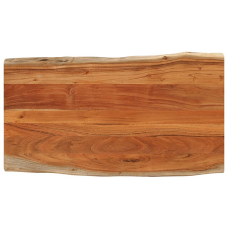 Vidaxl tafelblad rechthoekig natuurlijke rand 120x60x2,5 cm acaciahout