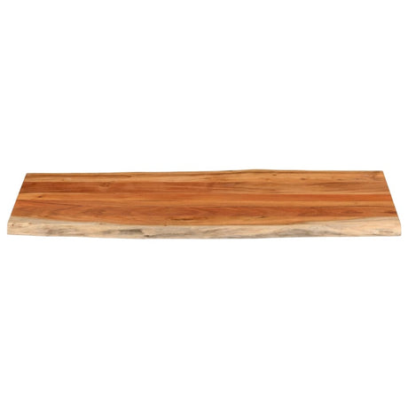 Vidaxl tafelblad rechthoekig natuurlijke rand 140x60x2,5 cm acaciahout