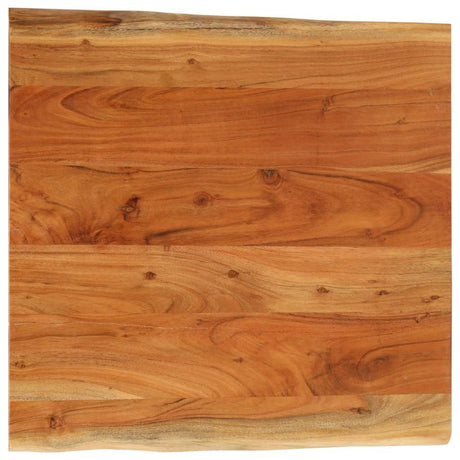 Vidaxl tafelblad vierkant natuurlijke rand 80x80x2,5 cm acaciahout