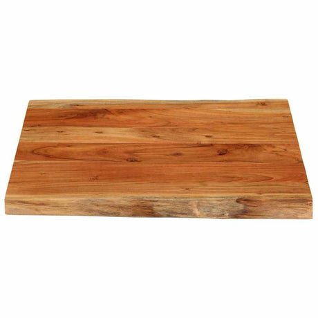 Vidaxl tafelblad vierkant natuurlijke rand 80x80x2,5 cm acaciahout
