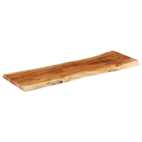 Vidaxl tafelblad rechthoekig natuurlijke rand 110x40x3,8 cm acaciahout