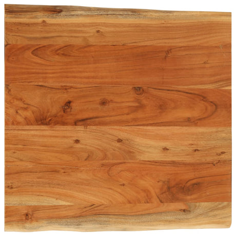 Vidaxl tafelblad vierkant natuurlijke rand 60x60x3,8 cm acaciahout