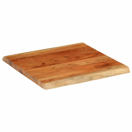 Vidaxl tafelblad vierkant natuurlijke rand 60x60x3,8 cm acaciahout