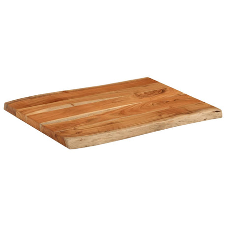 Vidaxl tafelblad rechthoekig natuurlijke rand 90x60x3,8 cm acaciahout