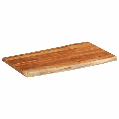 Vidaxl tafelblad rechthoekig natuurlijke rand 100x60x3,8 cm acaciahout