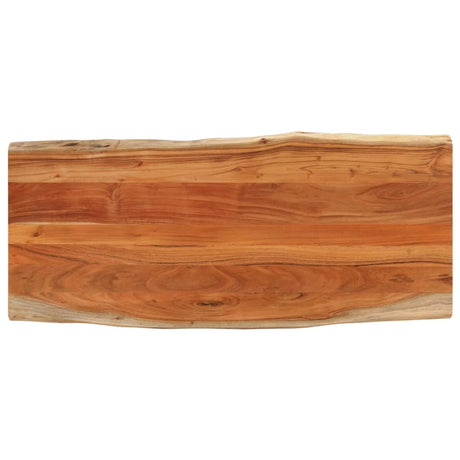 Vidaxl tafelblad rechthoekig natuurlijke rand 140x60x3,8 cm acaciahout