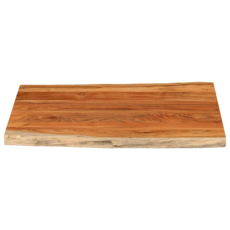 Vidaxl tafelblad rechthoekig natuurlijke rand 110x80x3,8 cm acaciahout
