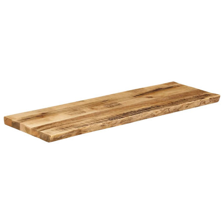 Vidaxl tafelblad met natuurlijke rand 140x40x2,5 cm massief mangohout