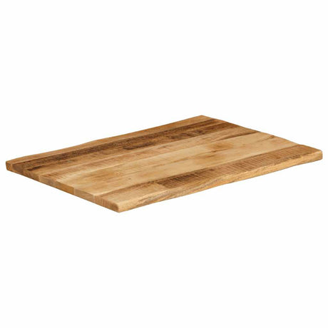 Vidaxl tafelblad met natuurlijke rand 80x60x2,5 cm massief mangohout