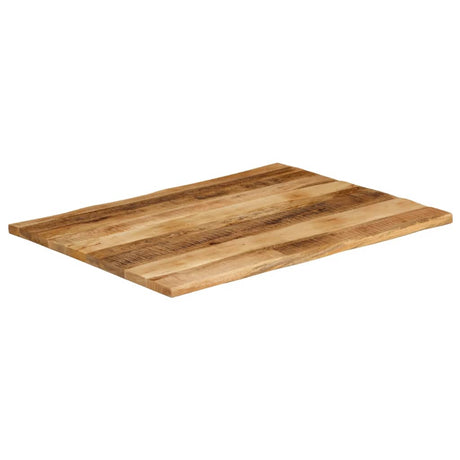 Vidaxl tafelblad met natuurlijke rand 110x80x2,5 cm massief mangohout