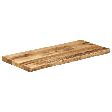 Vidaxl tafelblad met natuurlijke rand 80x40x3,8 cm massief mangohout