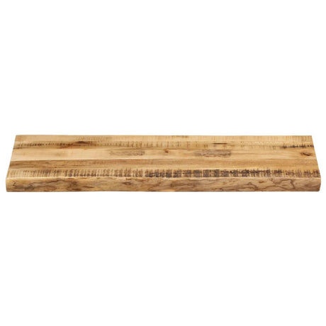 Vidaxl tafelblad met natuurlijke rand 100x40x3,8 cm massief mangohout