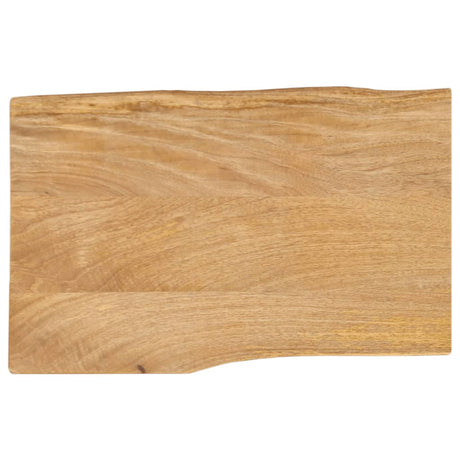 Vidaxl tafelblad met natuurlijke rand 50x40x2,5 cm massief mangohout