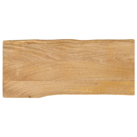 Vidaxl tafelblad met natuurlijke rand 90x40x2,5 cm massief mangohout