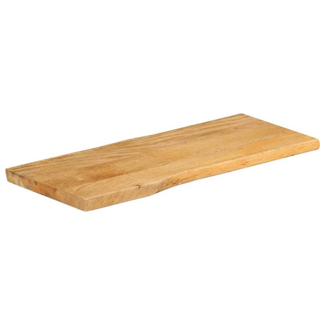 Vidaxl tafelblad met natuurlijke rand 90x40x2,5 cm massief mangohout