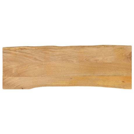 Vidaxl tafelblad met natuurlijke rand 110x40x2,5 cm massief mangohout