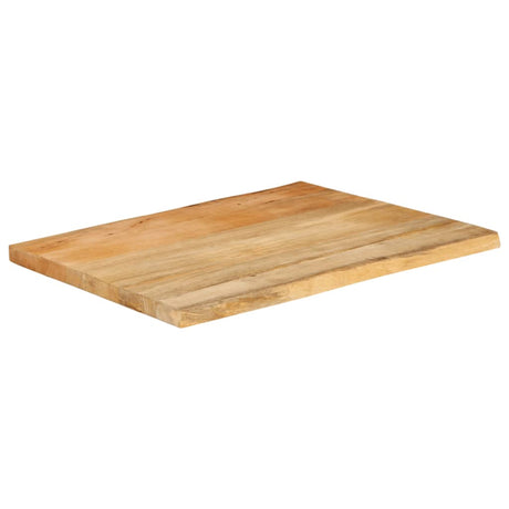 Vidaxl tafelblad met natuurlijke rand 80x60x2,5 cm massief mangohout