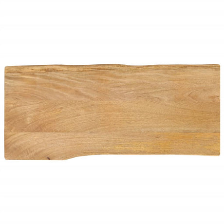 Vidaxl tafelblad met natuurlijke rand 100x40x3,8 cm massief mangohout