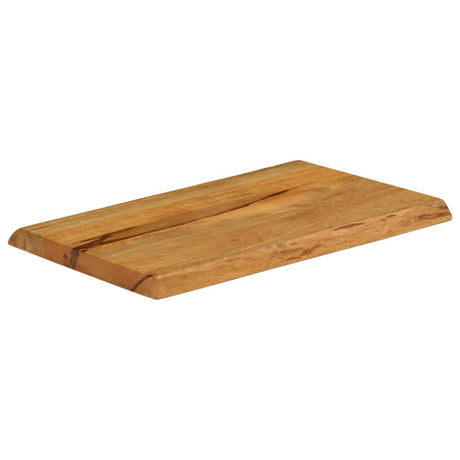 Vidaxl tafelblad met natuurlijke rand 50x40x2,5 cm massief mangohout