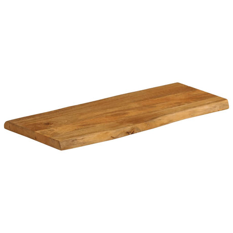 Vidaxl tafelblad met natuurlijke rand 90x40x2,5 cm massief mangohout