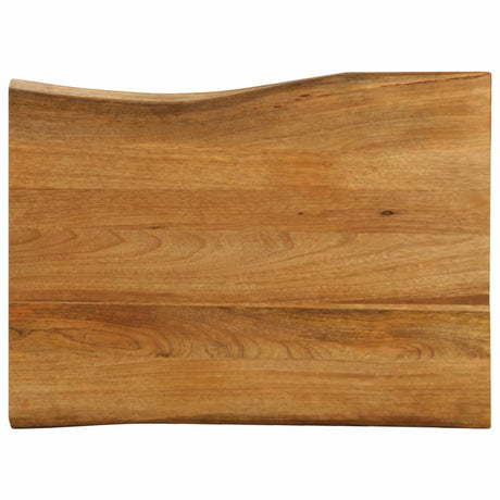 Vidaxl tafelblad met natuurlijke rand 90x60x2,5 cm massief mangohout