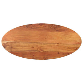 Vidaxl tafelblad ovaal 100x40x3,8 cm massief acaciahout