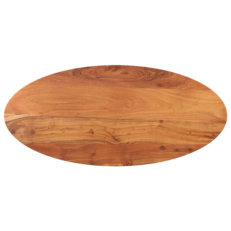 Vidaxl tafelblad ovaal 110x40x3,8 cm massief acaciahout